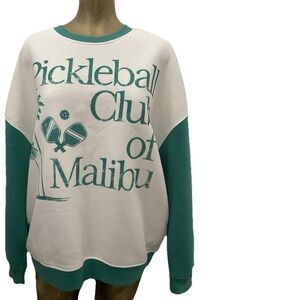 GRAYSON Threads PICKLEBALL CLUB of MALIBU Sweatshirt Size XL